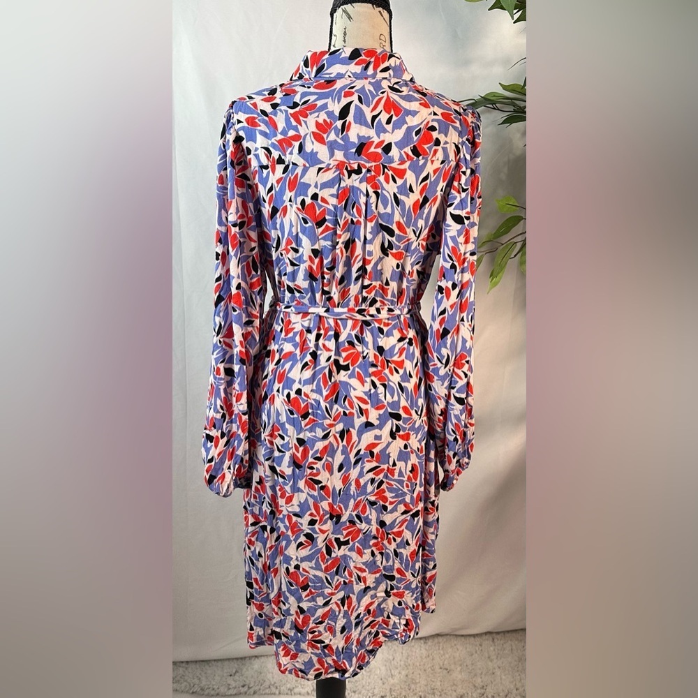 Colorful Patterned Midi Dress 🌷 - Picture 6 of 16